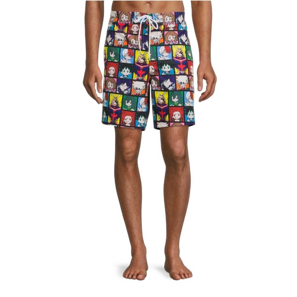 My Hero Acadenia Men's Swim Boardshorts